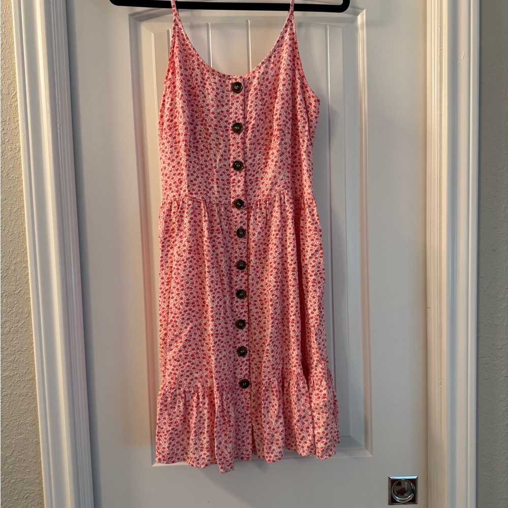 Japna Pink Floral Mini Dress